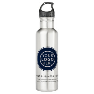 Simple Business Logo Events Minimalist Custom 710 Ml Water Bottle