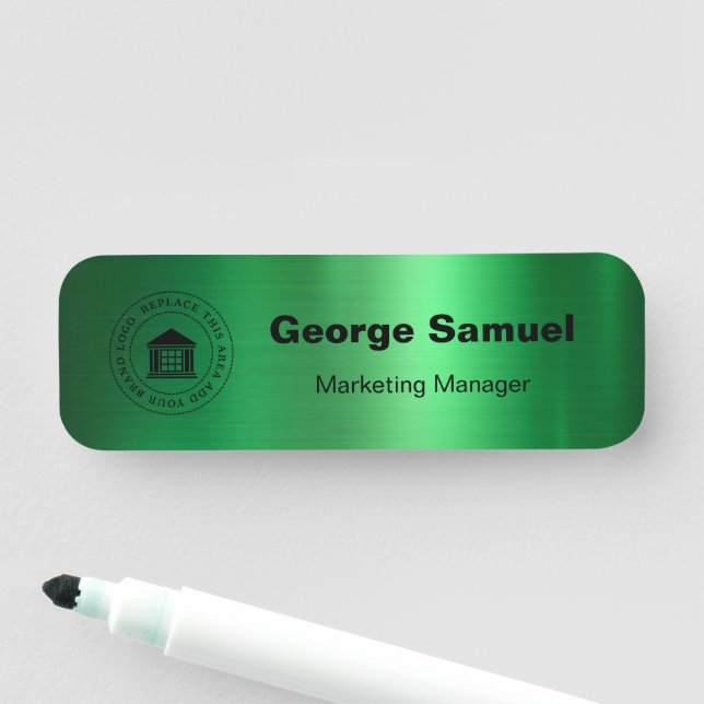 Simple Business Logo | Name | Designation Tag (In Situ)