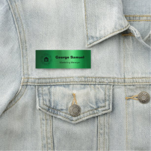Simple Business Logo Name Designation Tag