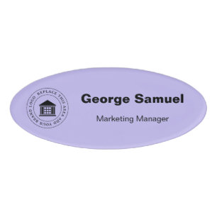 Simple Business Logo Name Designation Tag