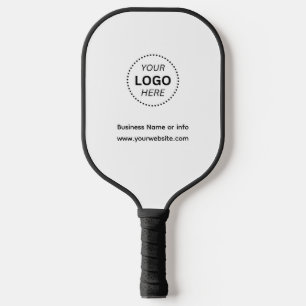 Simple Business Logo or info Professional  Pickleball Paddle