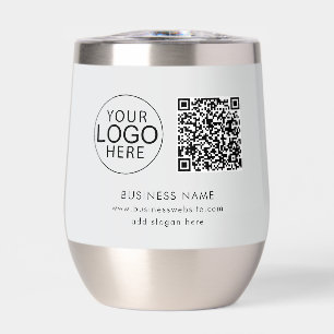 Simple Business Logo QR Code Corporate Events