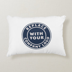 Simple Business Logo Realtor Matching Accent Pillow