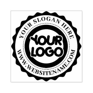 Simple Business Logo Rubber Stamp