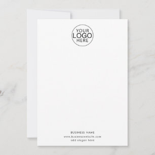 Simple Business Logo Website Modern Card
