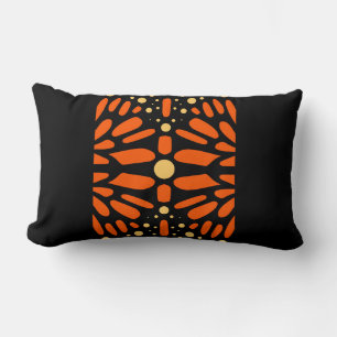 Simple Butterfly Art Deco Elegant Designer Pattern Lumbar Pillow