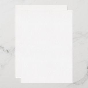 Simple Calligraphy Front and Back Wedding Gold