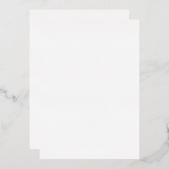 Simple Calligraphy Front and Back Wedding Gold (Front/Back)