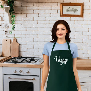 Simple Calligraphy Vegan Apron