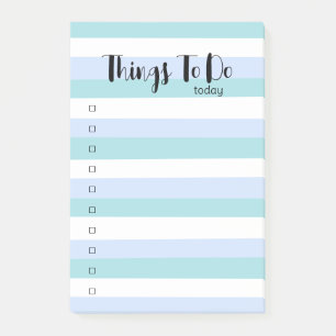 Simple Calm Colour To Do List Post-it Notes