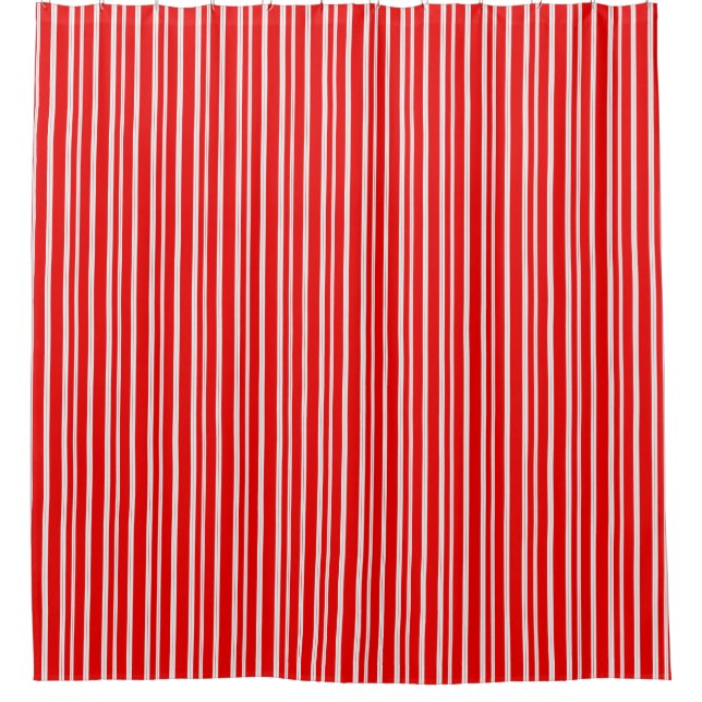 Simple Candy Cane Red & White Stripes (Front)