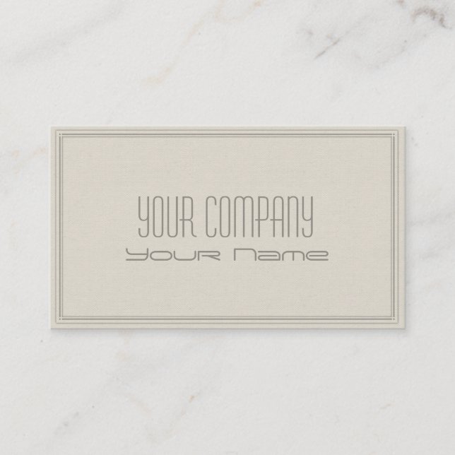 Simple Canvas Minimal Carte de visite d'entreprise (Devant)
