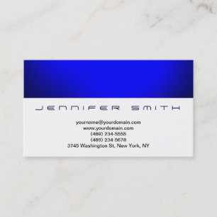 Simple Carte de visite bleu clair