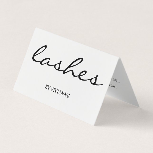 Simple Carte de visite noir blanc (Devant)