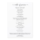 Simple Celebration of Life Photo Funeral Program