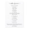 Simple Celebration of Life Photo Funeral Program