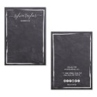 simple chalkboard Earring frame display add logo