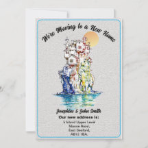 Simple Change Of Address Notification To Friends