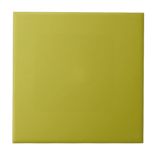 Simple Chartreuse Green Solid Plain Colour Tile