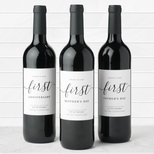 Simple Cheers to Your First Personalized Wine Label (Creator Uploaded)
