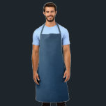 Simple Chef Faux Denim Navy Blue Apron<br><div class="desc">Simple apron featuring a solid colour design with a dark navy blue faux denim texture.  This masculine apron is great for a baker,  chef,  BBQ cook,  restaurant or cafe.</div>