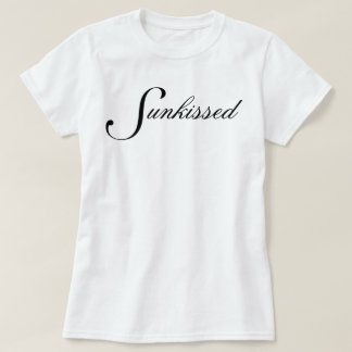 Simple chic and pretty Sunkissed script T-Shirt