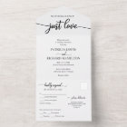 Simple Chic Bold Calligraphy Casual Wedding
