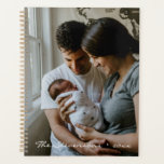 Simple Chic Custom Name and Photo 2025 Planner<br><div class="desc">Keep your life organized in style with this simple and chic undated 2025 planner, featuring space for your custom name and favourite photo. Its minimalist design offers a clean and modern look, perfect for those who prefer a no-fuss approach to planning. With both weekly and monthly layouts, this planner allows...</div>