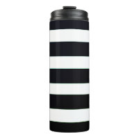 Simple Chic Elegant Black And White Striped 