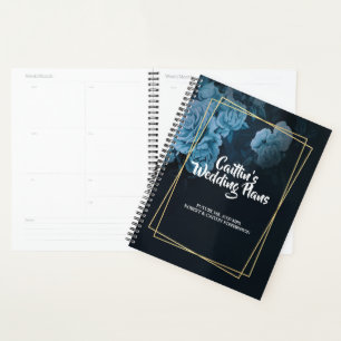 Simple Chic Gold Geometric Frame Wedding planner