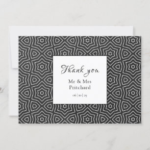 Simple Chic Moroccan Thank You Card