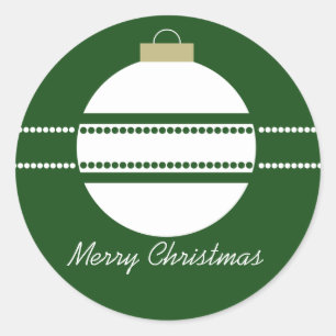 Simple Chic Ornament Christmas Stickers