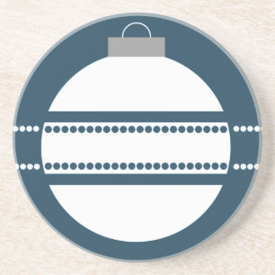 Simple Chic Ornament Coaster, Royal Blue Coaster