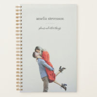 Simple Chic Personnalisé Nom superposition Page co