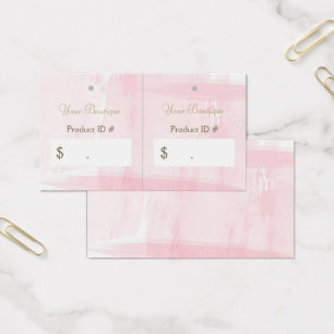 Simple Chic Pink Boutique Retail Sales Hang Tags