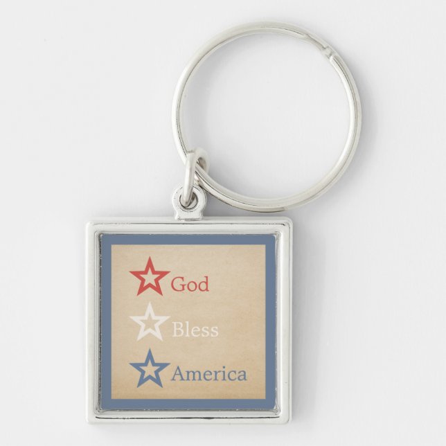 Simple Chic Stars Keychain (Front)
