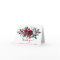 Simple chic winter red peonies bouquet thank you