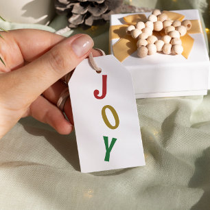 Simple Christmas Joy Gift Tags