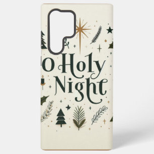 Simple Christmas O Holy Night Samsung Galaxy Case