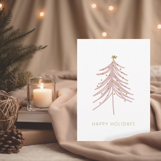 Simple Christmas Tree Corporate Holiday Card (Creator Uploaded)