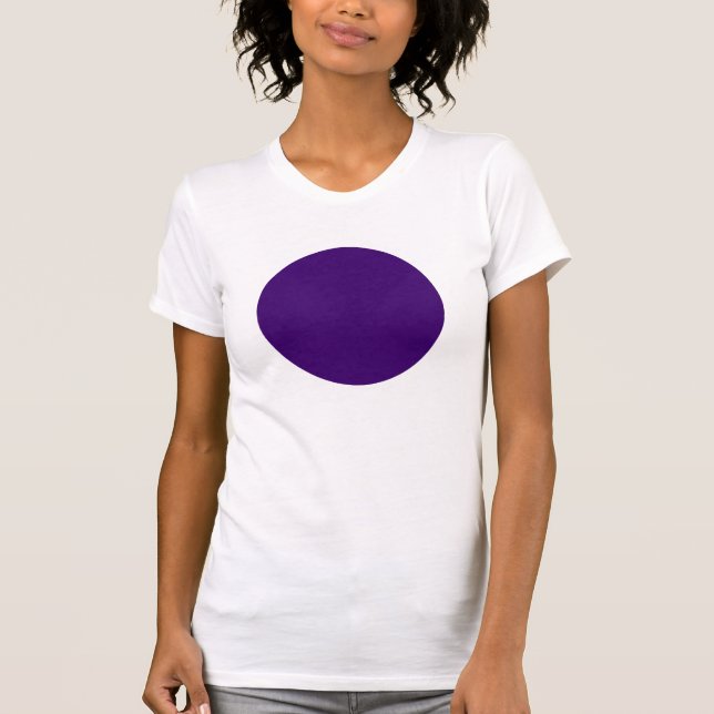 Simple Circle -Deep Purple T-Shirt (Front)