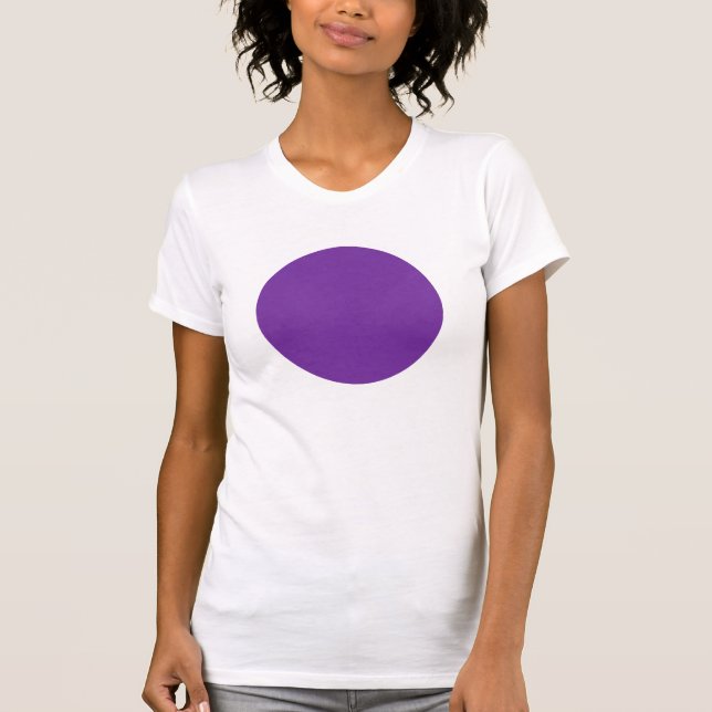 Simple Circle - Grape T-Shirt (Front)
