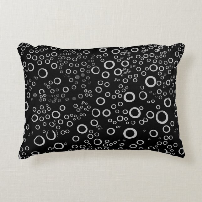 Simple Circle Pattern  Accent Pillow (Front)
