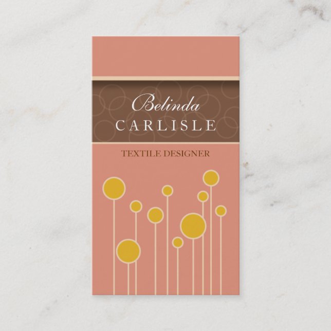 Simple Circles Biz Card (Front)