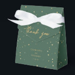 Simple Classic Christmas Wedding Thank You Favor Box<br><div class="desc">This simple classic Christmas wedding thank you favour box features a clean, bright white backdrop with simple, minimalist black and gold lettering and handwritten calligraphy accents. Embellishments of beautiful and classic green and red Christmas wreaths with delicate gold features create a perfect winter holiday aesthetic while maintaining a polished elegance...</div>