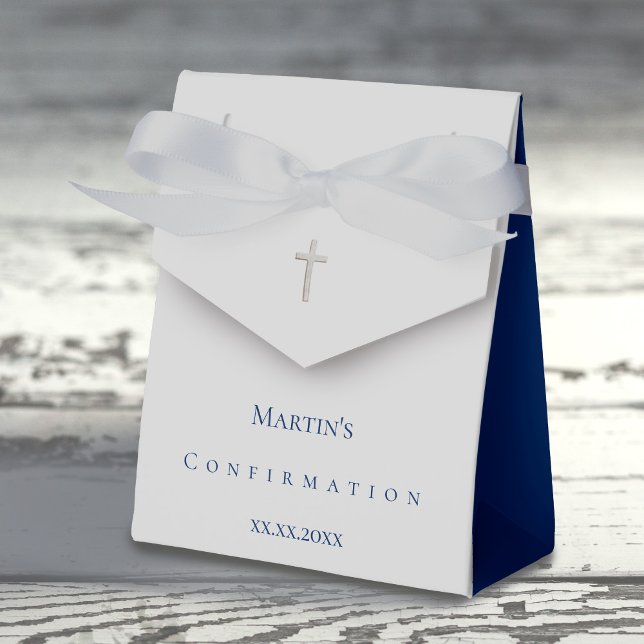 simple classic Confirmation Favor Box (Creator Uploaded)