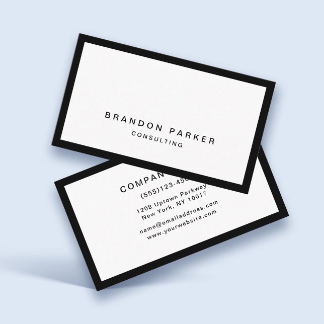 Simple Classic Modern Professional Business Card (Creator Uploaded)