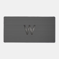   Simple & Classy Grey Black Personalized Monogram