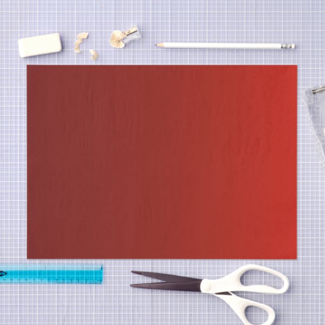 Simple Classy Red Gradient Tissue Paper (Craft)