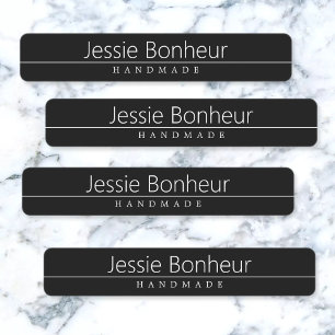 Simple Classy White Text on Black